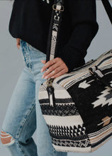 Load image into Gallery viewer, Aztec Black Duffel
